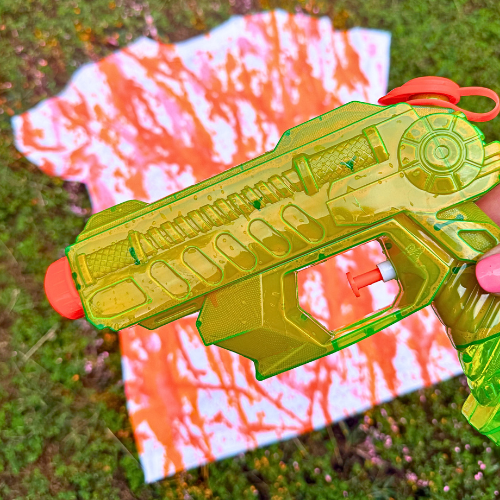 diy squirt gun pumpkin tshirt activity for kids