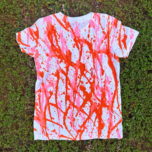 squirt gun diy pumpkin shirt activity for kids