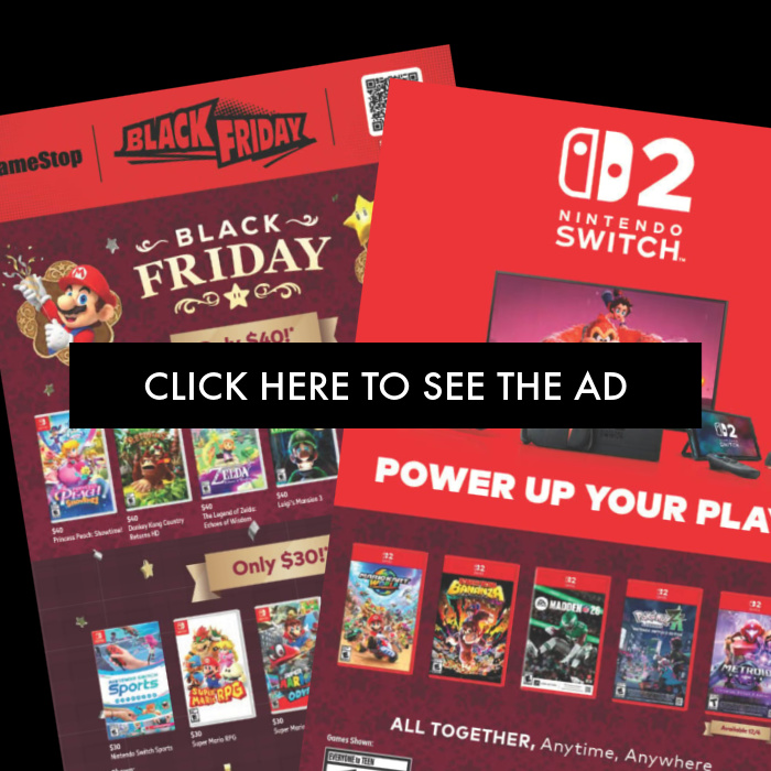 Game Stop Black Friday Ad 2026