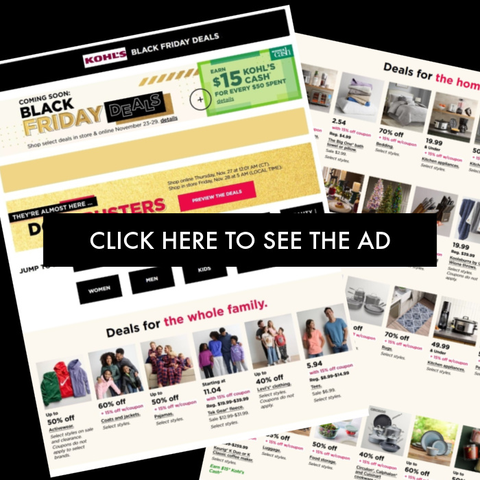 Kohls Black Friday Ad Scans