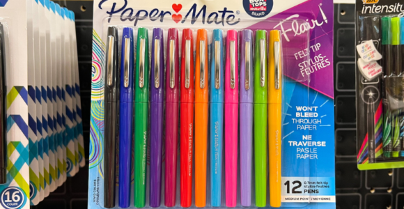 Paper Mate Flair Pens 12 Pack $11.99 (reg $20)!