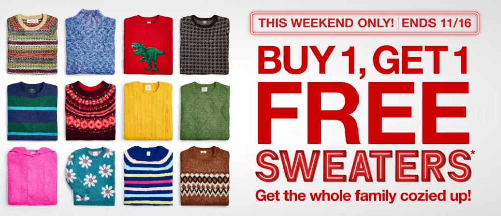 JCPenney Sweater Sale