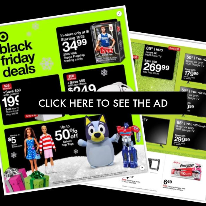 Target Black Friday Ads