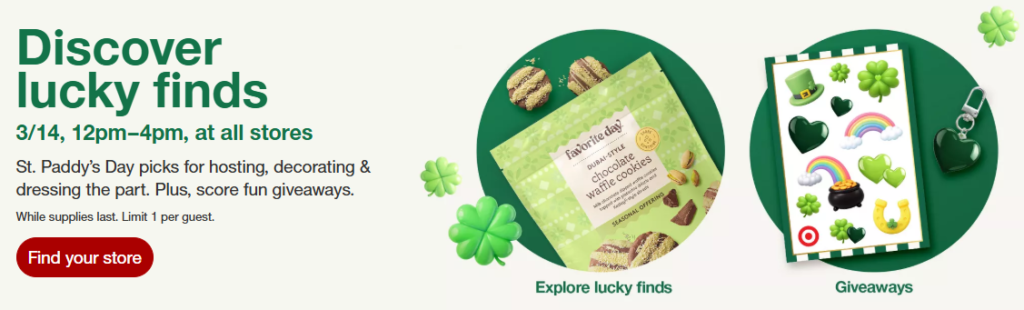 Target In Store Events