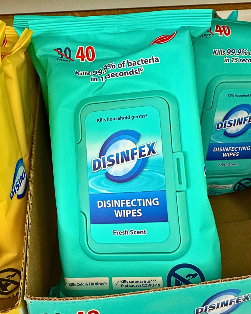 dollar tree road trip hacks disinfecting wipes
