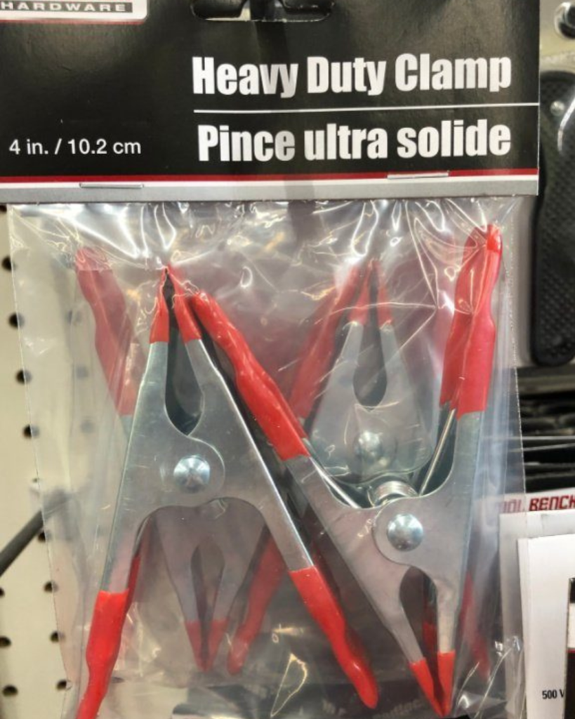 dollar tree heavy duty clamps