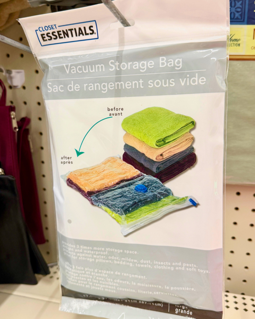 dollar tree vacuum storage bags