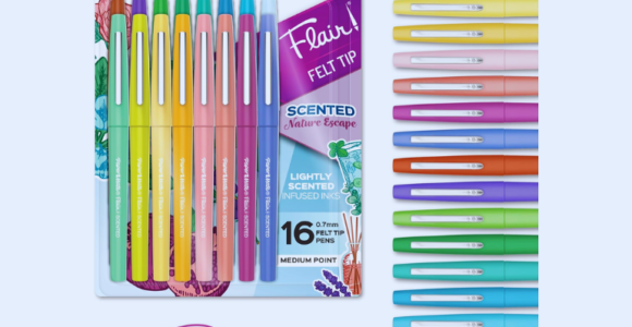 Paper Mate Scented Flair Pens 16 Pack JUST $9.97 (reg $25)! Great Back-to-School Teacher Gift!
