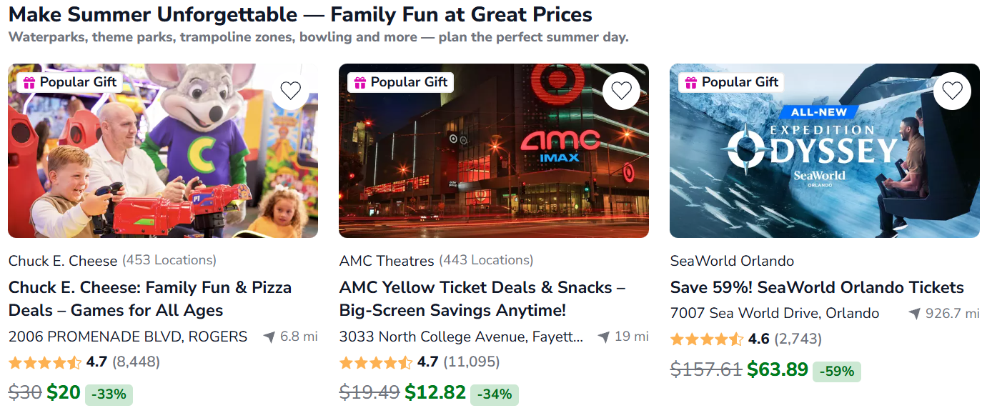 Groupon deals