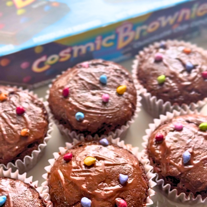 Cosmic Brownie Protein Muffins