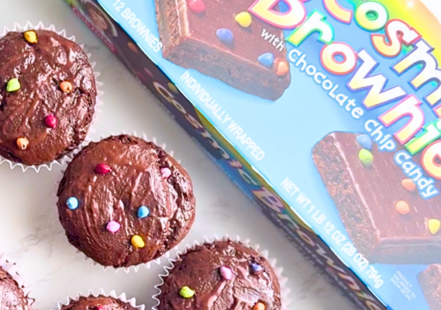 cosmic brownies protein muffins
