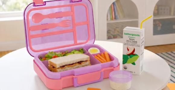 These $7.82 Mainstays Bento Boxes are Perfect for School Lunches!