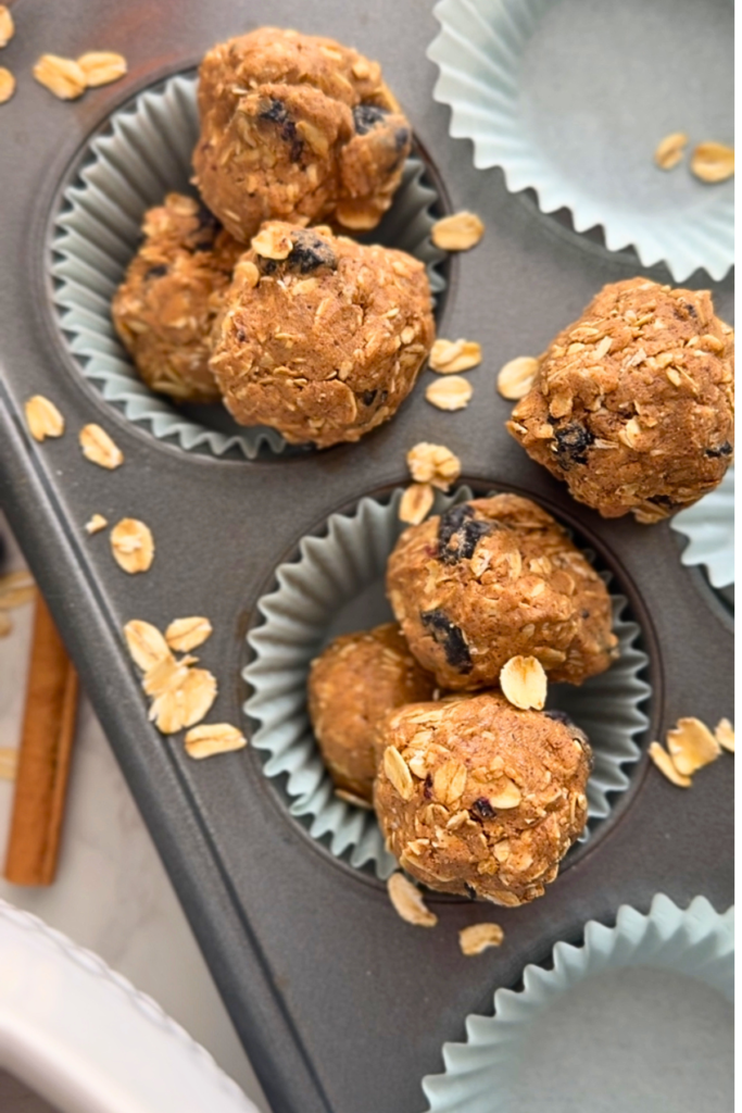 blueberry muffin protein bites