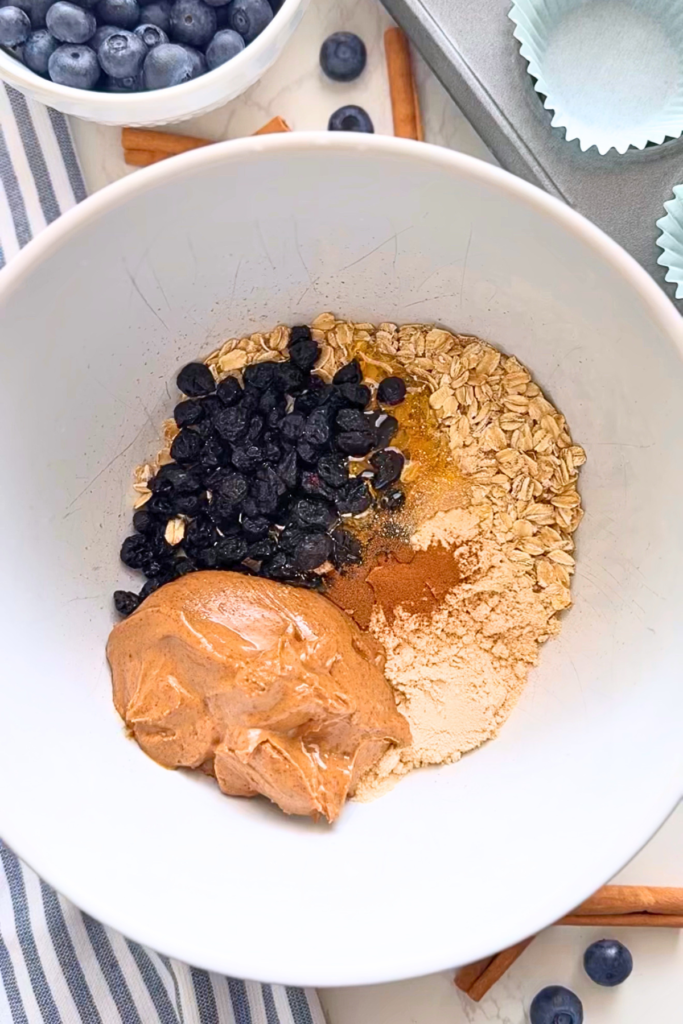 blueberry muffin protein bites
