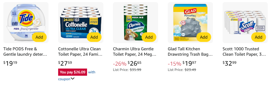 Amazon Household Deals
