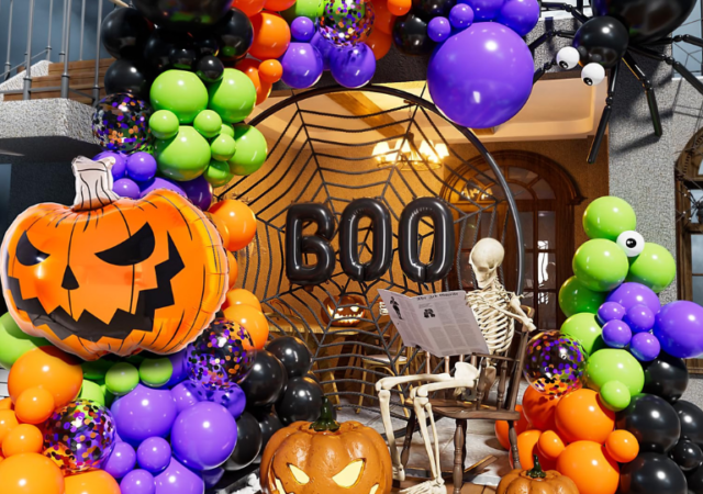 halloween-balloon-garland-arch-kit