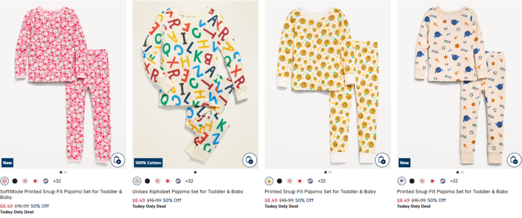 Old Navy Pajamas on Sale