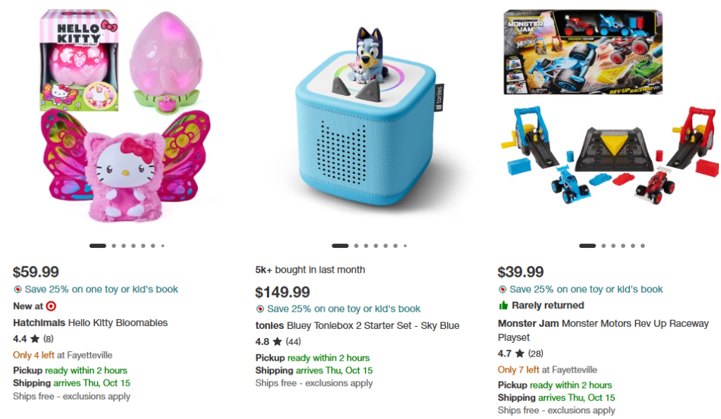 Target Toy Coupon