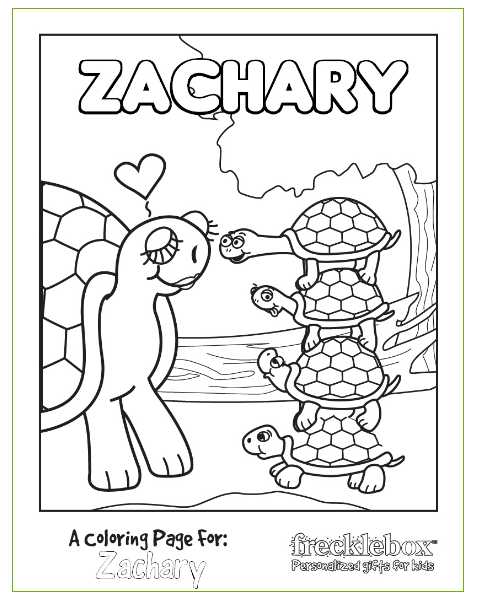 Customizable Coloring Pages Kids 1